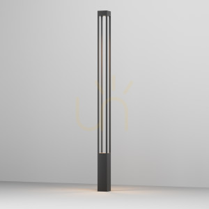 Vonkajšia stojacia lampa Maytoni Elbe grafit IP65 LED O424FL-L25GF