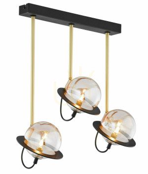 Závesná LED lampa Planet PE 3 cz/ms G9 x 3