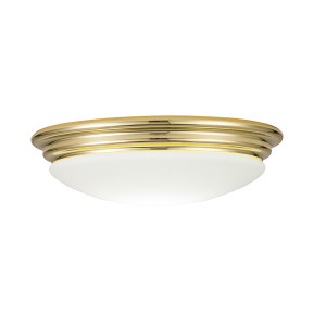 Brompton 1 Light Flush Mount Elstead
