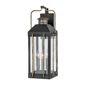 Fitzgerald 3 svetlá veľká nástenná lampa Elstead