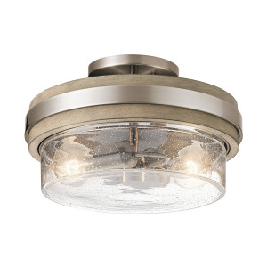 Grand Bank 2 Light Semi-Flush Mount Elstead