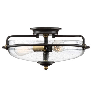 Griffin 3 Light Flush Mount Elstead
