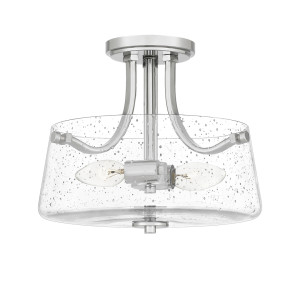 Hollister 2 Light Semi-flush Mount Elstead