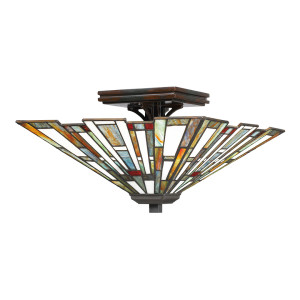 Maybeck 2 Light Flush Mount Elstead
