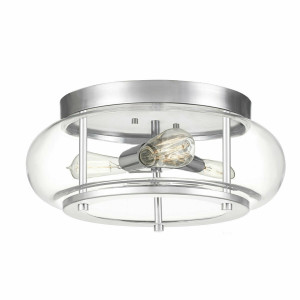 Trilogy 3 Light Flush Mount Elstead