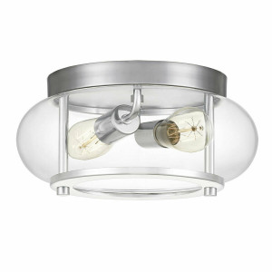 Trilogy 2 Light Flush Mount Elstead