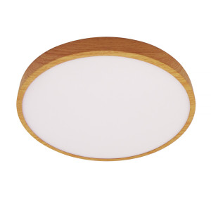 Plafón Italux Riberio drevo LED 30W 3000K 28 cm PLF-75689-WD-3K