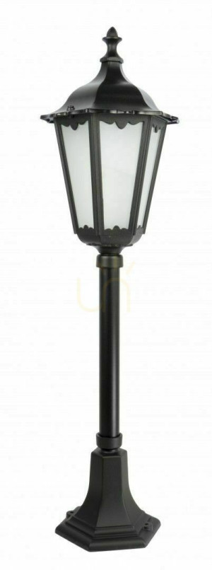 Vonkajšia stojaca lampa SU-MA K 5002/3 čierna retro 84 cm