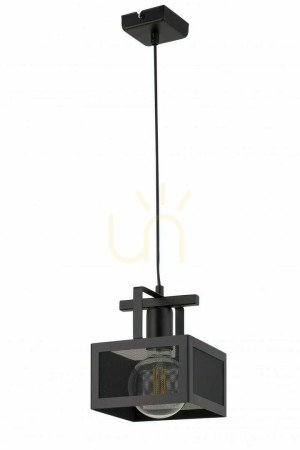 Závesné svietidlo Sigma Albert 1 čierne E27 16 cm 32177