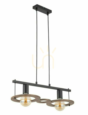 Závesné svietidlo Sigma Coffee 2 čierne E27 15W SKU 32484