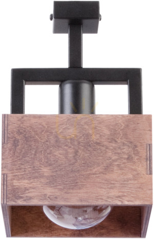 Stropné svietidlo Sigma Dakota 1 bronz čierna E27 15W 31744