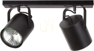 Plafón Sigma FLESZ E27 2x čierny, SKU 31071