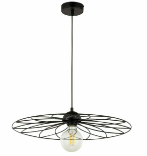 Závesné svietidlo Sigma FLOWER M čierne 50 cm E27 60W 32052