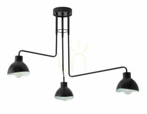 Stropné svietidlo Sigma HOLI 3 čierna/biela 60W E27 32449