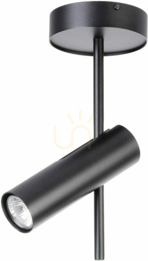 Plafón Sigma Leda čierny 1xGU10 10W IP20 SKU 33106