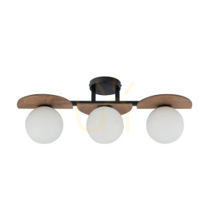 Stropné svietidlo Sigma Mirror 3 čierne/biele G9 12W 33302