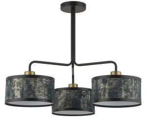 Luster Sigma Opera 3 čierny grafitovo-zlatý E27 60W SKU 40503
