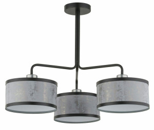 Luster Sigma Opera 3 čierny/strieborný 62 cm 40504