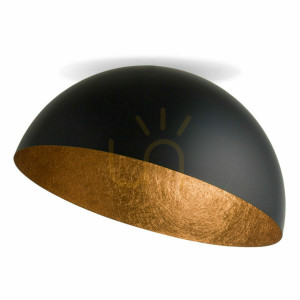 Stropné svietidlo Sigma Sfera 50 čierna medená 32469