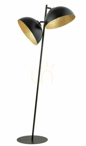 Plafón Sigma Sfera čierny/zlatý E27 2-plameňový 50337