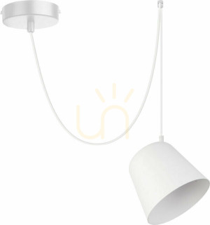 Závesné svietidlo Sigma Jawa 1 biele E27 IP20 60W 31383
