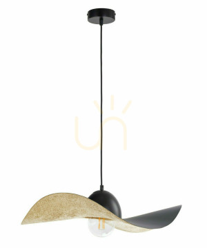 Závesné svietidlo Sigma Kapello M 55 cm čierna/zlatá 32347