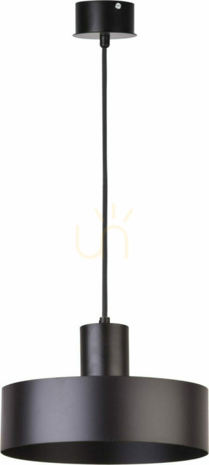 Závesné svietidlo Sigma Rif 1 M čierne E27 25 cm 30896