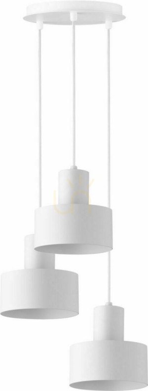 Závesné svietidlo Sigma Rif 3 biele E27 30906