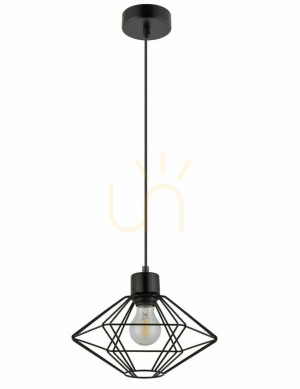 Závesné svietidlo Sigma Vario S čierne E27 15W 28 cm 40552