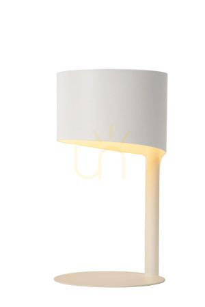 Stolová lampa Lucide KNULLE biela kov E14 40W 45504/01/31