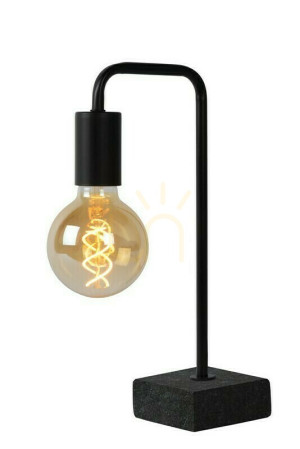 Stolná lampa Lucide LORIN čierna vintage oceľ E27 45565/01/30