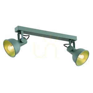 Plafón ARGON LENORA zelený 2xE14 SKU 7174