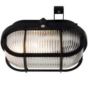 Oválna nástenná lampa/lampa Skot Black Nordlux