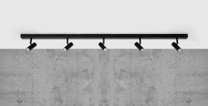 Omari 5-Rail Black Nordlux