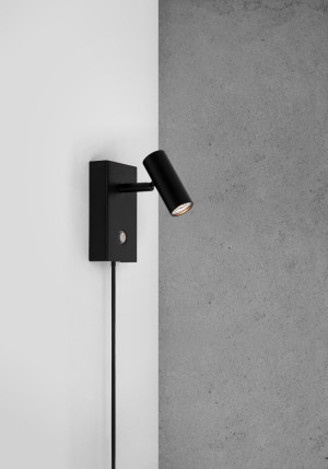 Nástenné svietidlo Omari Black Nordlux