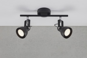 Aslak 2-spot Black Nordlux