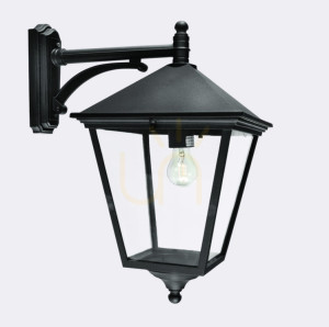 Vonkajšie nástenné svietidlo LONDON 493BL Black RAL-9005 - NORLYS