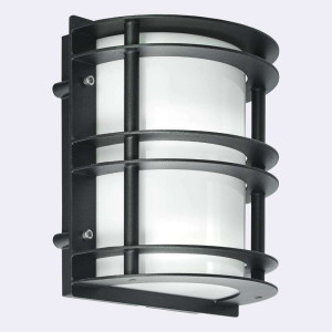 Vonkajšie nástenné svietidlo Stockholm 5110 black 9005 8W 4000K Norlys