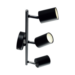 Stropné svietidlo EXPLORE Nordlux GU10 3x7W Kovová čierna