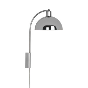 ELLEN Nordlux E14 40W kovová chrómová nástenná lampa