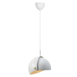 Align DFTP E27 15W kovová biela závesná lampa