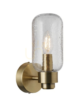 TUTAN Nordlux E27 Kovová mosadzná nástenná lampa