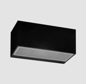 Vonkajšie nástenné svietidlo Asker Small Pro 1721 Black 9005 Norlys