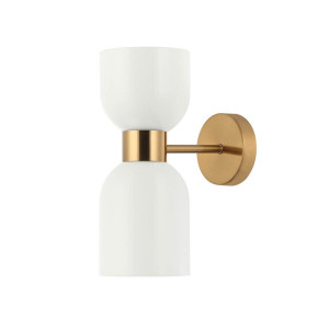 Nástenné svietidlo Italux Monza mosadzné E27 2x, SKU WL-57602-1-BRO