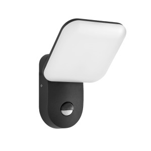 Vonkajšie nástenné svietidlo Italux Nammi LED 12W 4000K IP54 čierne OWL-6206-S-4K