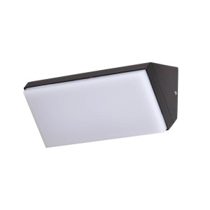 Vonkajšie nástenné svietidlo Italux Nave LED čierne 10W IP65 OWL-7032-3K