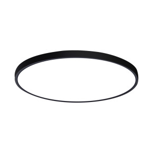 Plafón Italux Alata LED 36W 48 cm čierny biely PLF-72836-480R-36W-BL