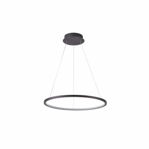 Závesné LED svietidlo Italux Vinola čierne 24W 40 cm PND-56135B-040RPC-BK-3KS4K