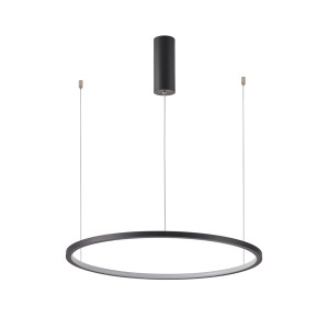 Závesná LED lampa Italux Vinola čierna 60 cm 38W 3000K-4000K PND-56135B-060RPP-BK-3KS4K-TRDIMM