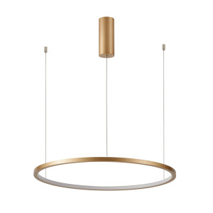 Závesné LED svietidlo Italux Vinola 80 cm zlaté, stmievateľné PND-56135B-080RPP-GD-3KS4K-TRDIMM